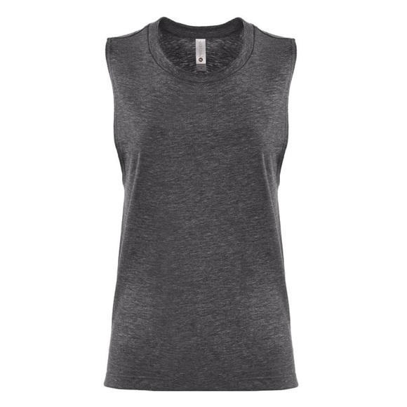 Leopard heart distressed graphic tee muscle tank - Picture 8 of 8